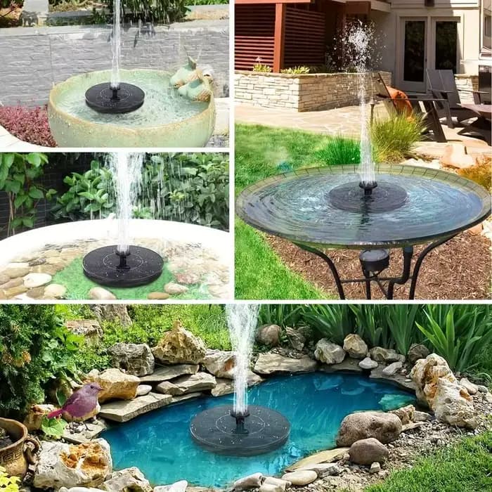 Pompe à eau de fontaine solaire 2.5W, pour bain d'oiseaux, étang, piscine, aquarium, pompe extérieur