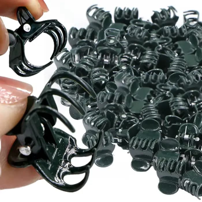 Clips pour plantes à 6 griffes, 20/30/50 pièces, fermoir à tige de vigne grimpante attachée, fleurs