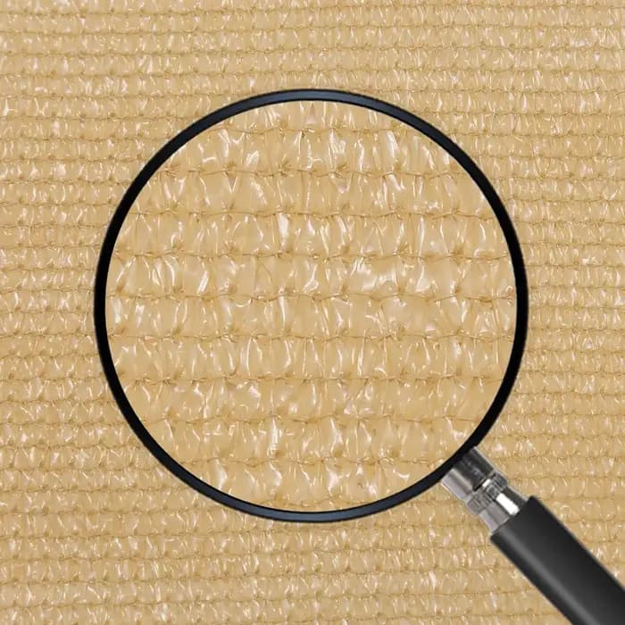 Filet d'ombrage en maille marron pour clôture de Patio Screen-160GSM