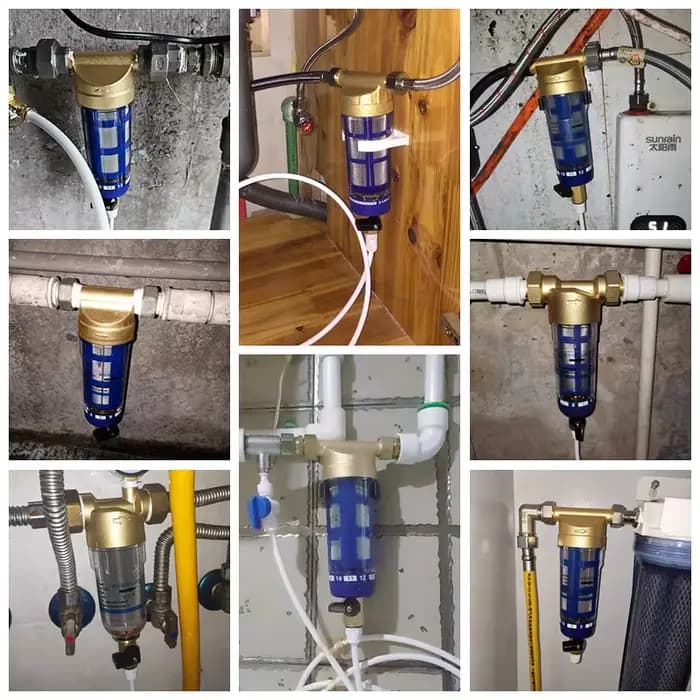 Purificateur à mailles en acier inoxydable pour lavage à contre-courant, préfiltre Central, filtre à