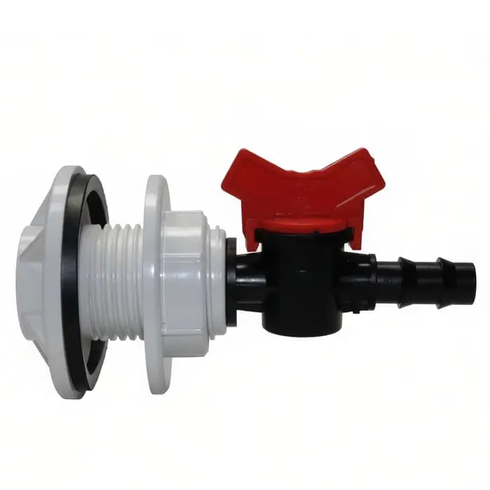 Kit d'irrigation de jardin 2 pièces, raccord de tuyau fileté externe 3/4'' 1/2'' pour réservoir d'ea