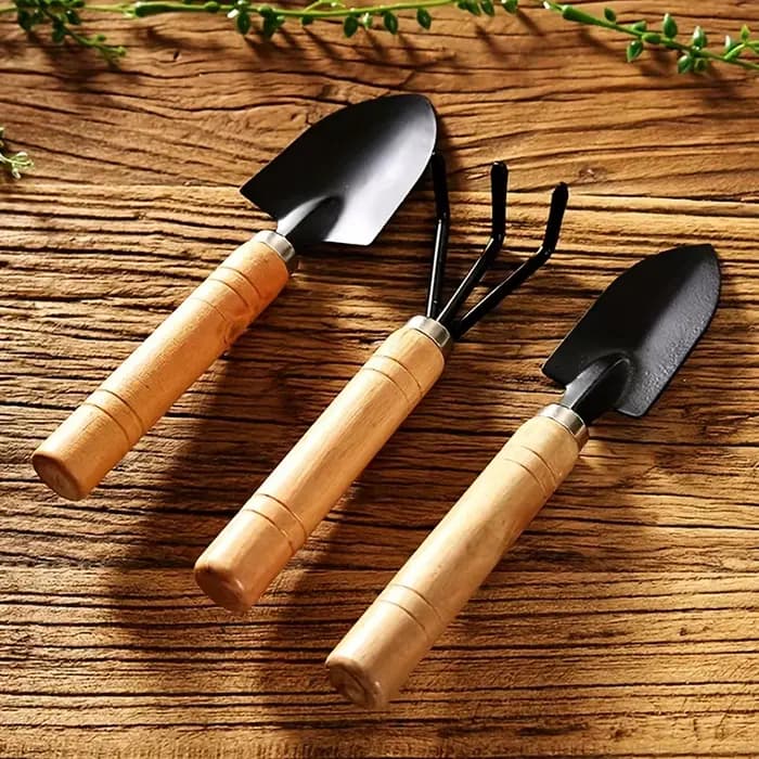 Ensemble d'outils de jardinage avec truelle et pelle