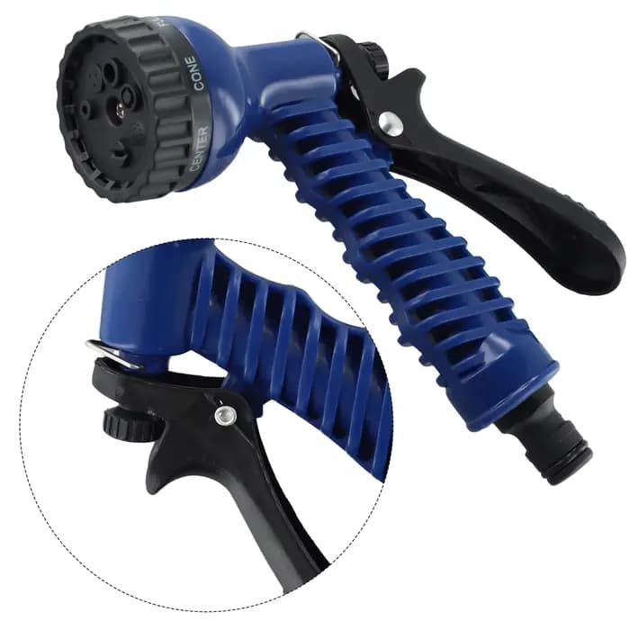 1x pistolet à eau haute pression tuyau d'arrosage arroseur jardin buse réglable tuyau pistolet d'arr