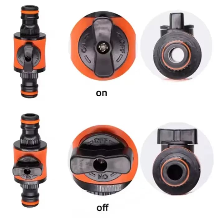 Robinet de tuyau d'arrosage, Valve d'arrêt, connecteur et coupleur pour adaptateur de robinet d'arrê