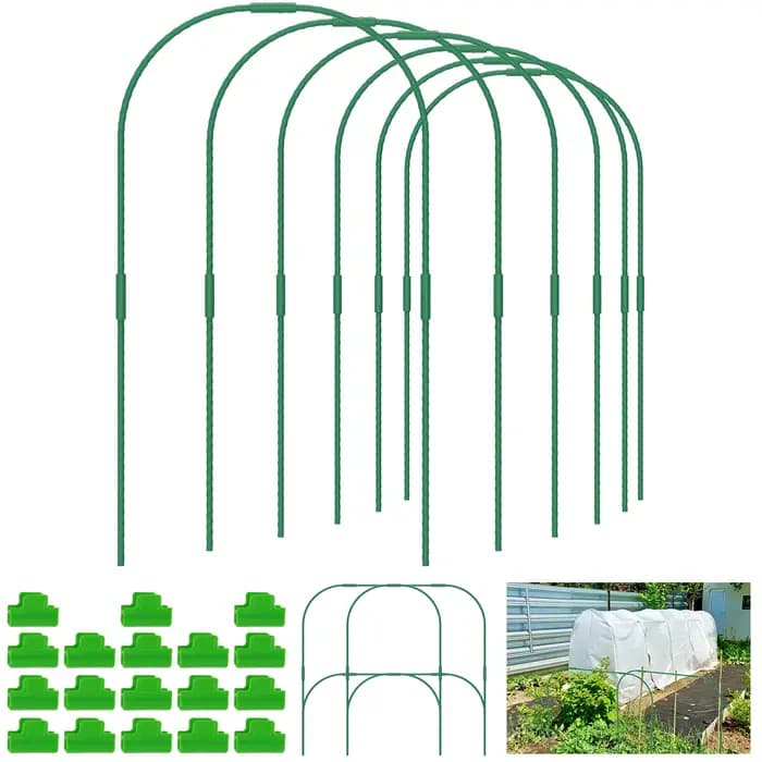 Cerceaux en acier pour plantes à effet de serre