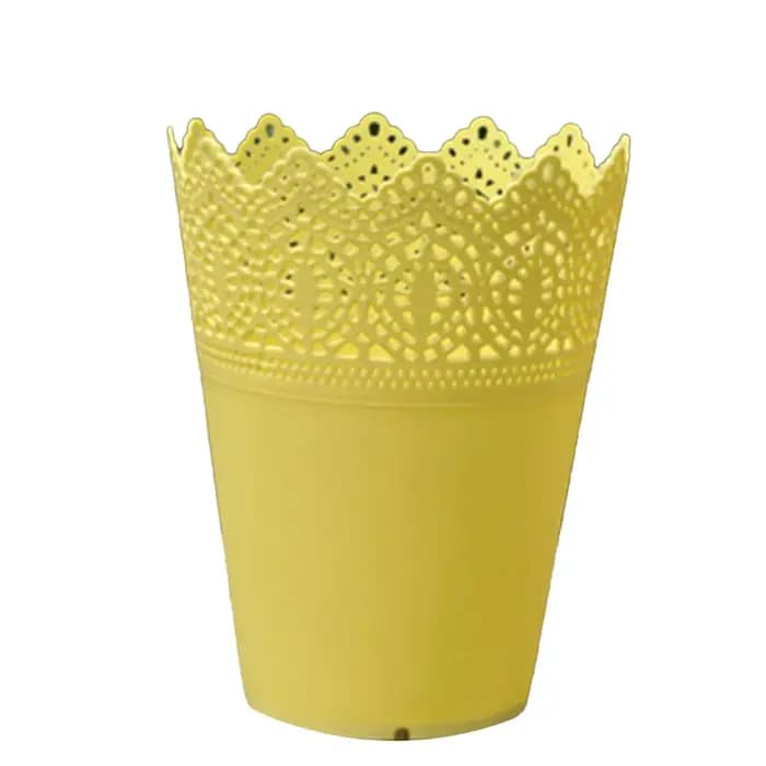 Pots de fleurs en résine plastique 7x11x14cm