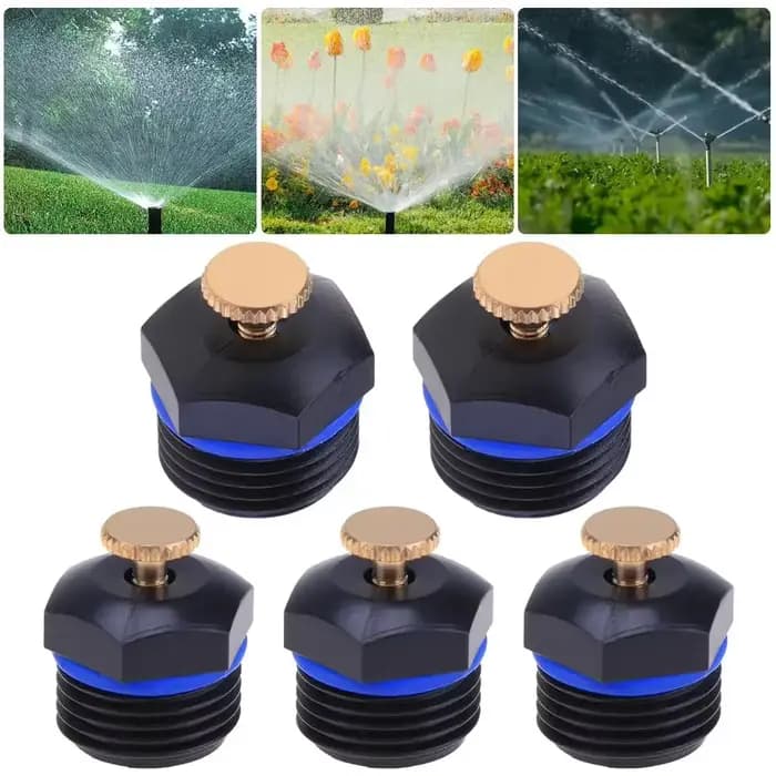 Tête d'arrosage de pelouse en plastique avec filetage Chr15, pulvérisateurs agricoles, kit de buses
