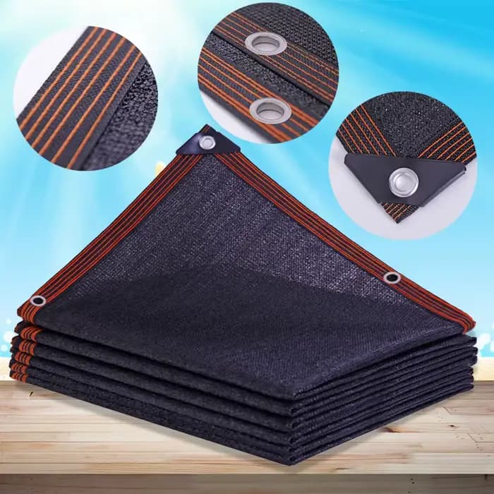 Filet pare-soleil en HDPE noir Anti-UV 3 ~ 12 broches, couverture de plantes de jardin, Pergola exté