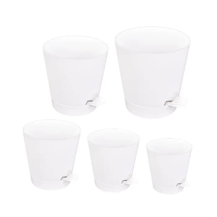 5 pots auto-arrosants, pots de pépinière pour personnes pressées