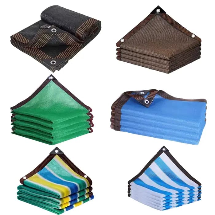 Filet d'ombrage Anti-UV en HDPE à 12 broches, pour jardin, balcon, plantes succulentes, pare-soleil